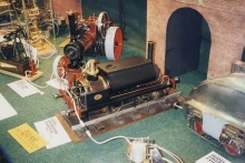 A typical display of models at an exhibition
