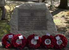 WWII memorial plaque
