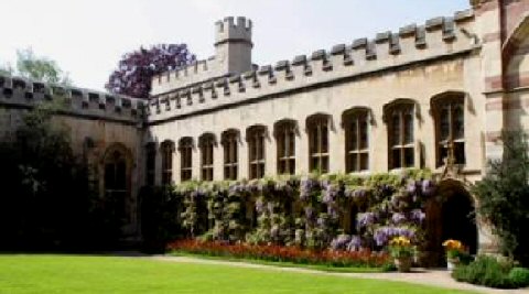 Front facade of Balliol College, Oxford