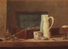 Chardin's (1699-1779) Pipes and Water Jug