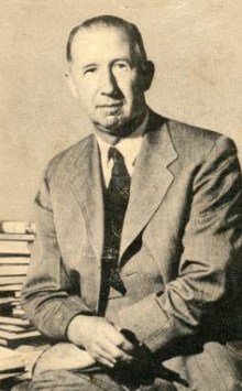 Shute on a 1952 dust jacket of The Far Country