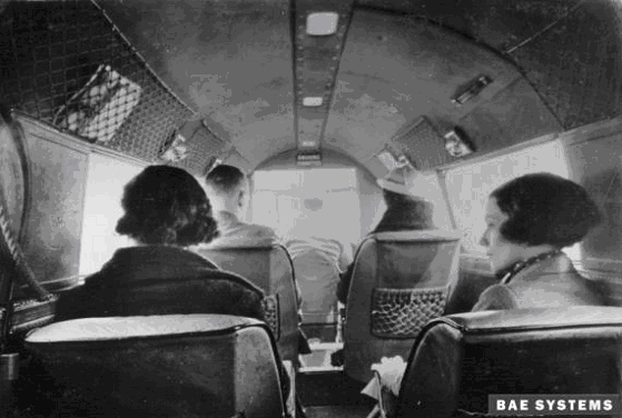 Airspeed Envoy Interior view